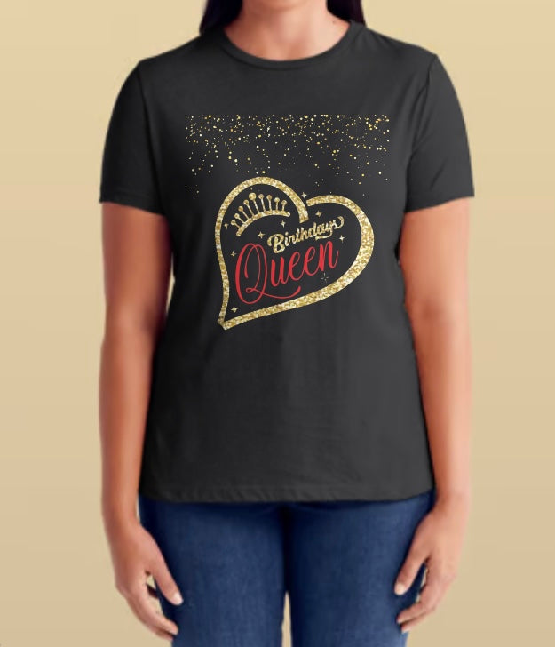“Birthday Queen” T-shirts