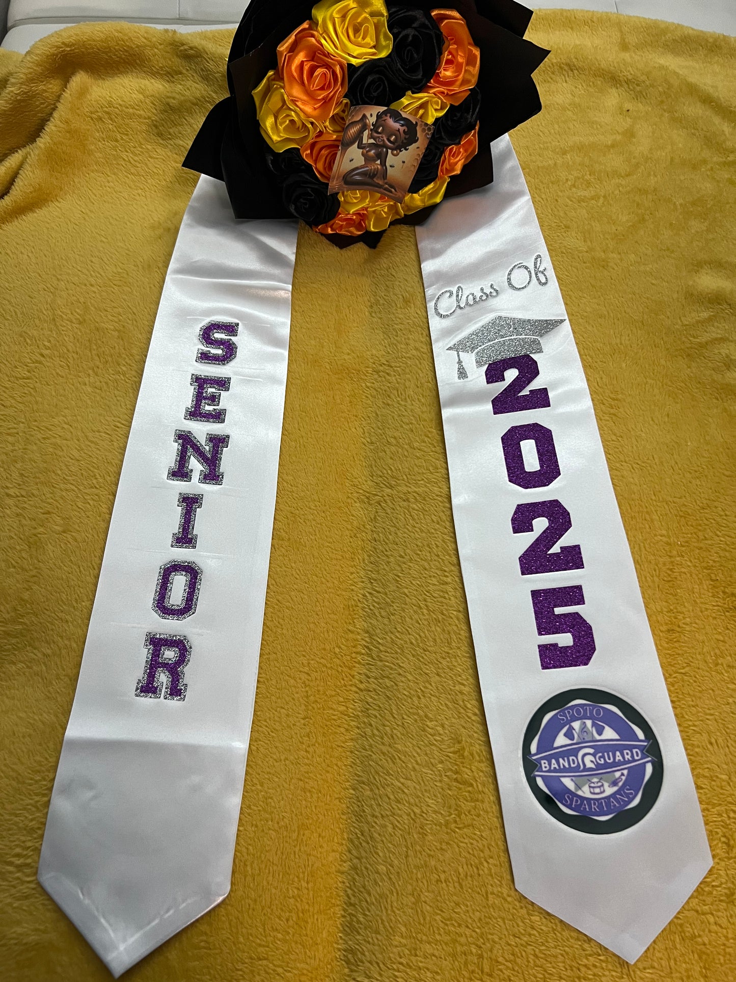 Graduation Vinyl Stole