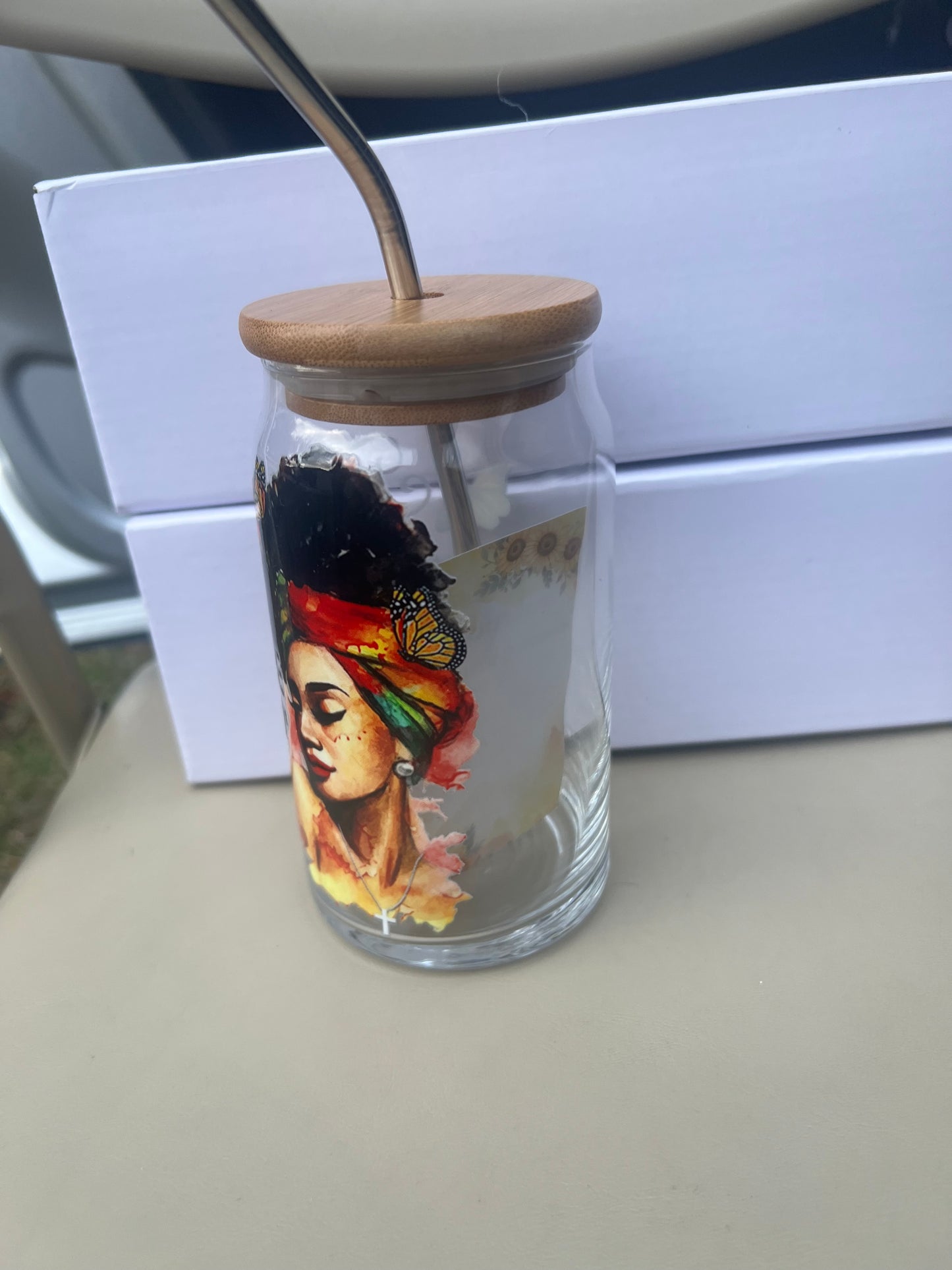 Inspirational Glass Cup