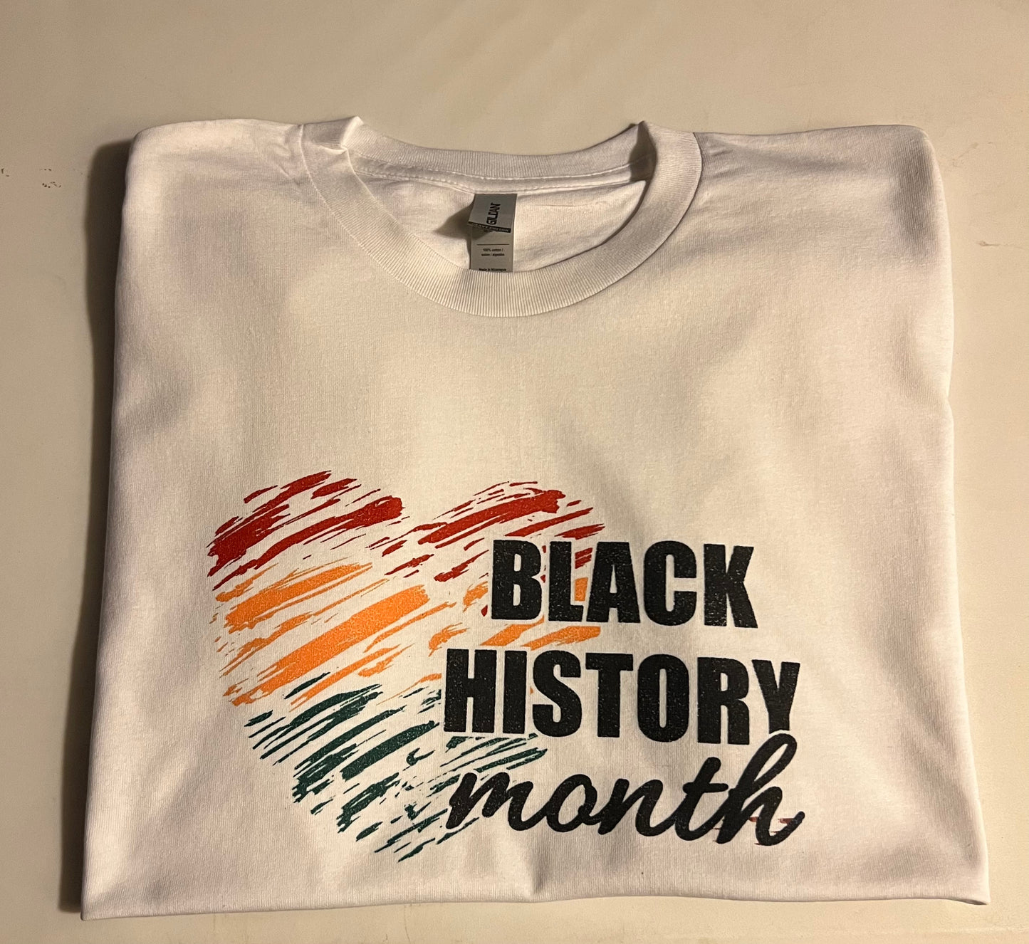 Heart: Black History Month Tshirt