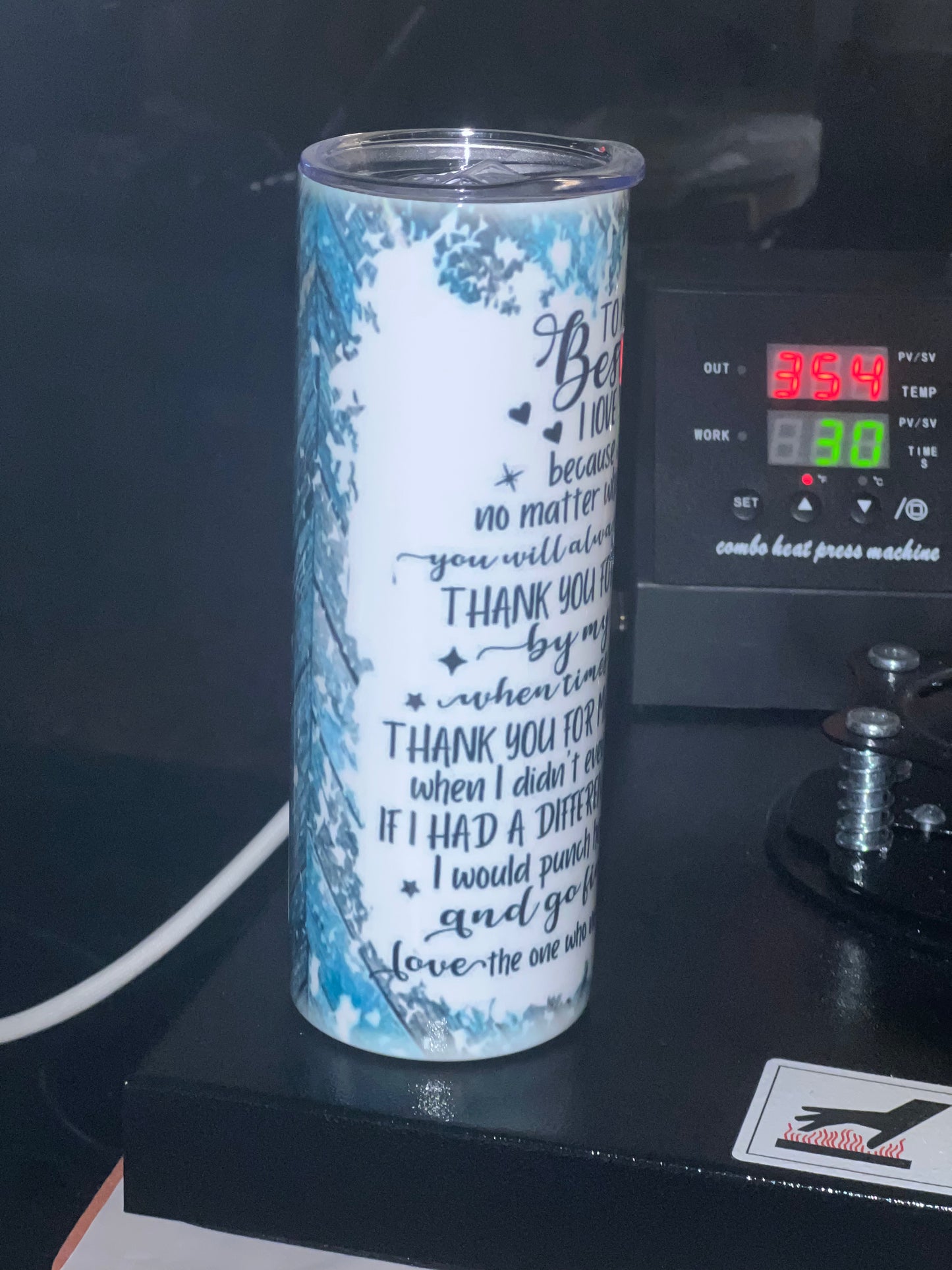 ‘To My Bestie’- Tumbler