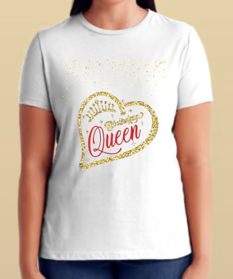 “Birthday Queen” T-shirts