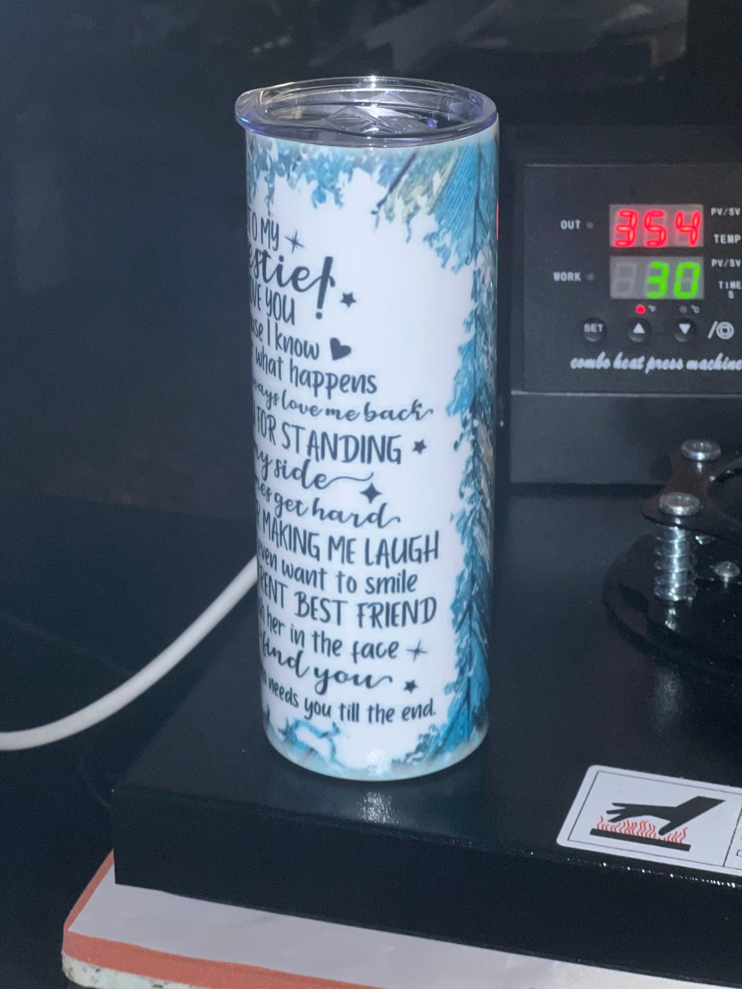 ‘To My Bestie’- Tumbler