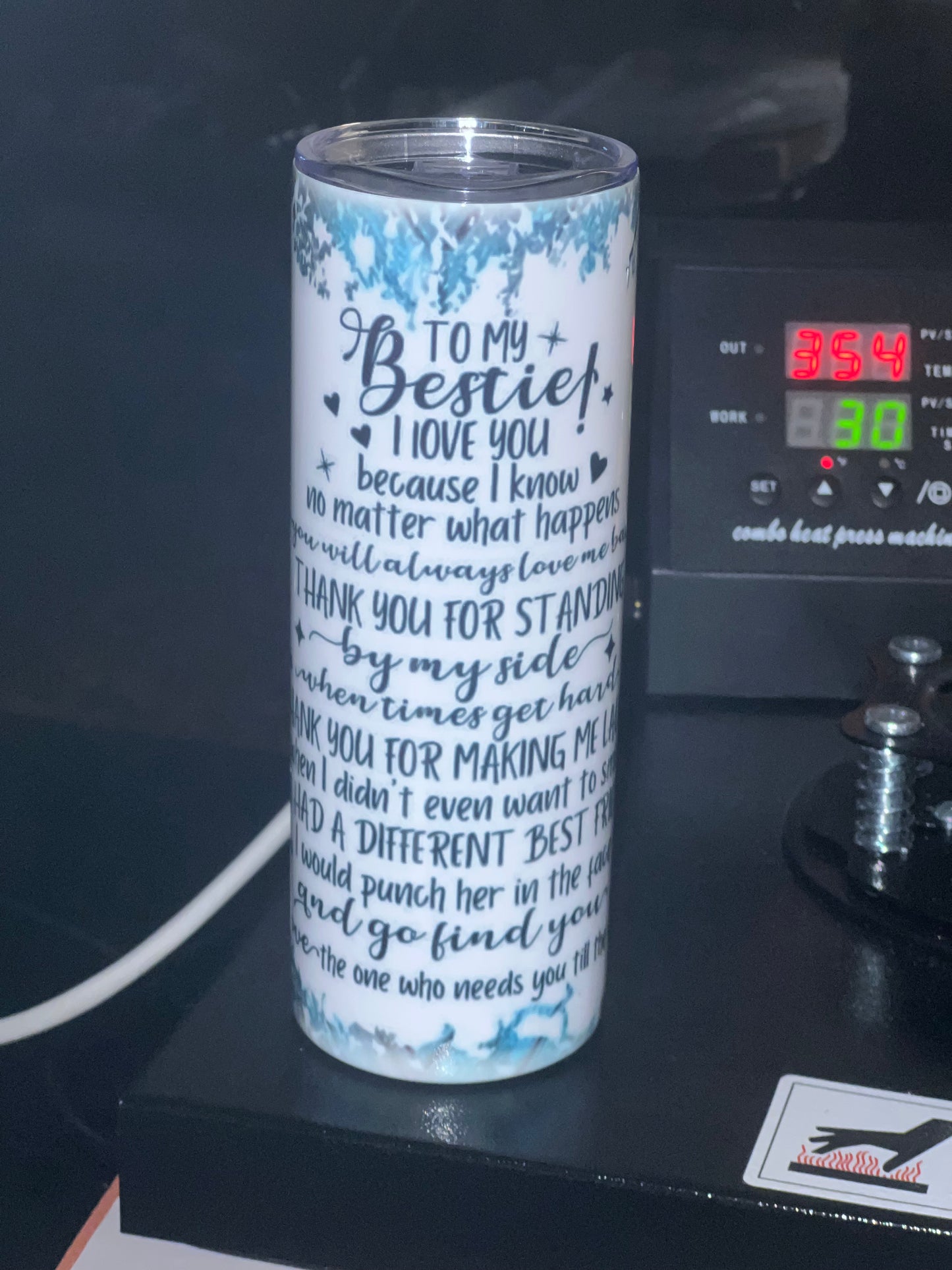 ‘To My Bestie’- Tumbler