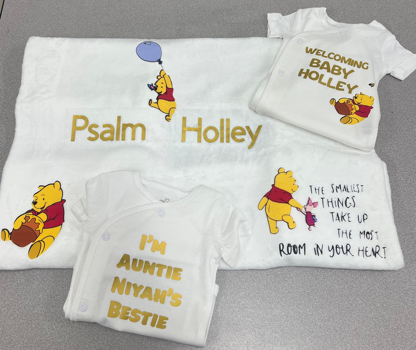 Baby Onesie & Blanket Bundle