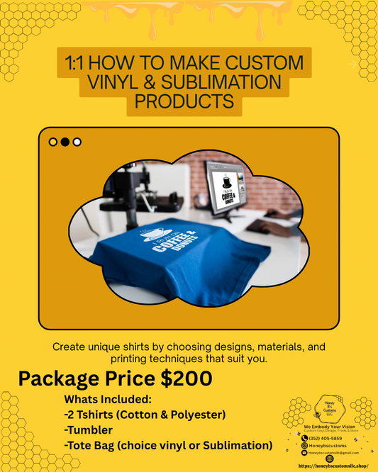 1:1 Cricut & Sublimation Class